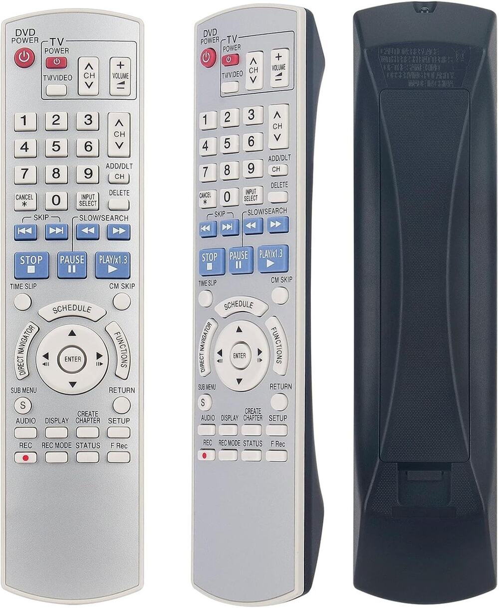 EUR7659YC0 Replace Remote Fit for Panasonic DVD VCD Recorder EUR7659YKO DMR-ES30